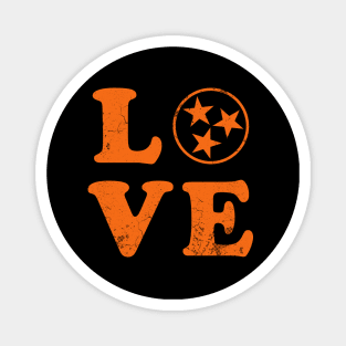 Love Tennessee State Flag Home Family Magnet